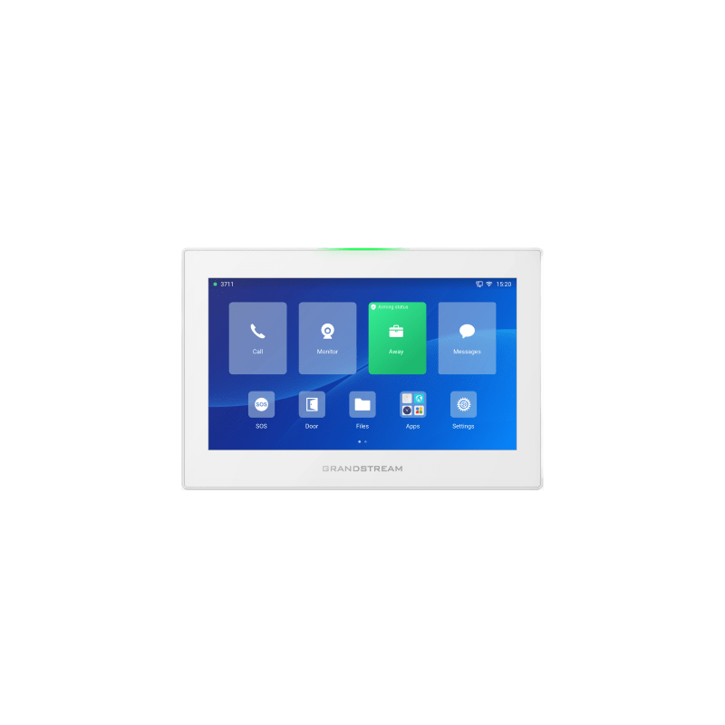 Estación de Intercomunicación SIP con Wi-Fi 6, Bluetooth y Control Total para Agendamiento de Salas y Edificios Inteligentes (Color Blanco)