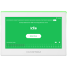 Estación de Intercomunicación SIP con Wi-Fi 6, Bluetooth y Control Total para Agendamiento de Salas y Edificios Inteligentes (Color Blanco)