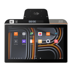 Terminal de Escritorio Inteligente SUNMI D3 MINI / Procesador Qualcomm Hexa-Core 2.4 GHz / 3 GB RAM + 32 GB ROM / Pantalla Principal 10.1" IPS / Impresora Térmica Integrada 58 mm / Android 13 / Bluetooth 5.0 / Wi-Fi Dual Band / Batería 