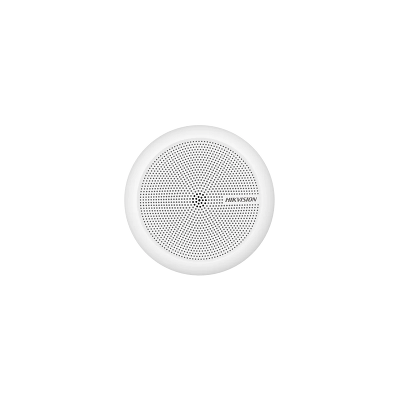 Micrófono Omnidireccional (360°) / Uso en Interior / Preamplificado para CCTV / Cancelación de Ruido Ambiental / Uso en Techo - Pared - Escritorio / Alcance de 5 Metros