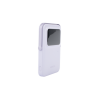 Power Bank Inalambrico | 5000mAh | 7.5W  |  Con Emojis de Estado | Carga Rápida USB-C Bidireccional  | Pantalla TFT  Inteligente | 13 niveles de Proteccion | Con Holder | Color Purple.