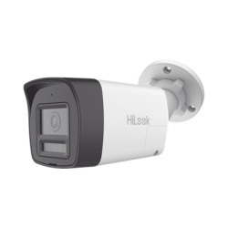 [Audio Bidireccional + Dual Light + ColorVu] Bala TURBOHD 2 Megapixel (1080p) / Lente 2.8 mm / 30 mts IR EXIR + 20 mts Luz Blanca / Micrófono y Bocina Integrado / Exterior IP67 / Metal / dWDR