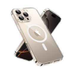 Funda protectora magnética transparente UGREEN Classy para iPhone 16 Pro Max (transparente)