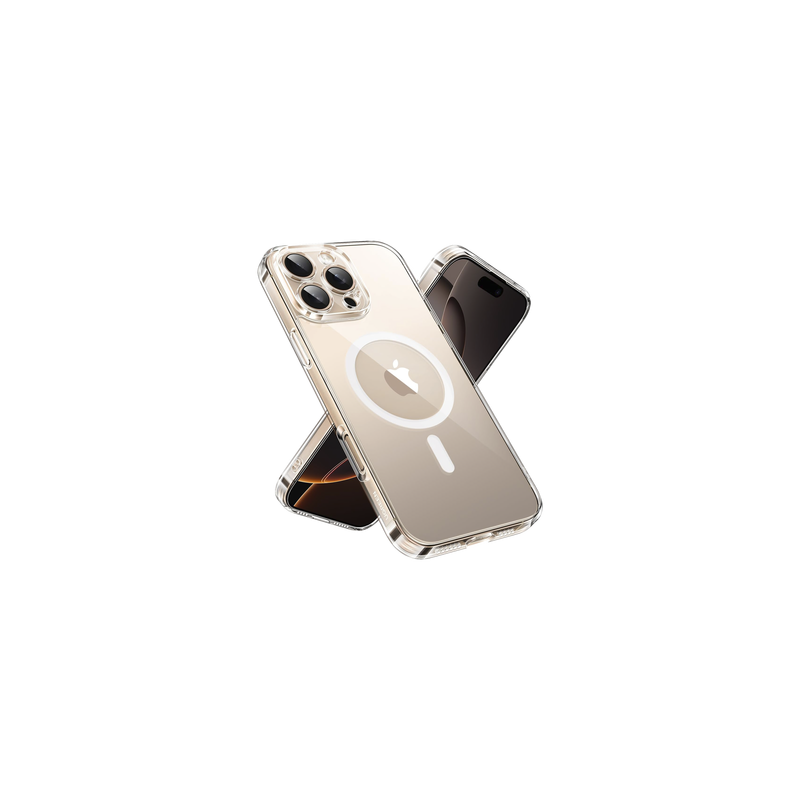Funda protectora magnética transparente UGREEN Classy para iPhone 16 Pro Max (transparente)