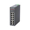 Switch Gigabit PoE+ / Industrial / Administrable / 4 Puertos Gigabit PoE+ (90 W) + 4 Puertos Gigabit PoE+(30 W) / 4 Puertos Gigabit SFP / 300 W Total / 48 a 57 VCD / Ideal para Proyectos / 300 Metros de Distancia