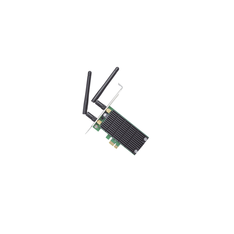 Adaptador  PCI inalámbrico doble banda AC 1200 Mbps / Antena de alta ganancia / Tecnología MU-MUMO 2X2 / Soporte de perfil bajo y Altura completa