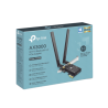 Adaptador PCIe inalámbrico doble banda AX3000 Mbps / Seguridad Inalámbrica WPA3 /Antena de alta ganancia / Tecnología MU-MUMO 2X2 / Soporte de perfil bajo y Altura completa / Bluetooth 5.2