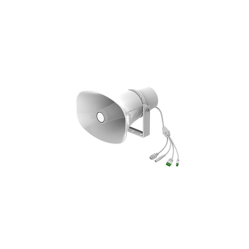 Altavoz SIP IP para voceo y paging, 2 líneas SIP, potencia de hasta 30W,  alimentación vía PoE