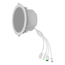 Altavoz de techo para voceo y paging, 2 líneas SIP, potencia de hasta 10W,  alimentación vía PoE