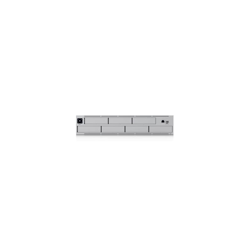 UNAS Pro Servidor de Almacenamiento en Red de 2U Rack con (7) Bahías para HDD/SSD de 2.5/3.5" con 1 Puerto 10GbE  y 1 Puerto SFP+ 10G