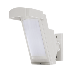 Detector de Movimiento con Anti-enmascaramiento / 100% Exterior /  Cableado / Hasta 12 metros a 85° de cobertura/ Instalación a 3 metros / Compatible con cualquier panel de alarma