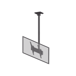 Montaje de Techo para Pantallas de  32"- 75I"| VESA 100 X 100 HASTA 400 X 400| Capacidad Máxima de Carga 50Kg