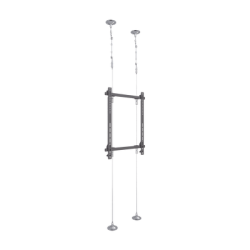 Montaje Cableado de Acero| Suelo a Techo| Capacidad Máx. de Carga 30kg| Para Pantallas de 32" ~ 75"| VESA 400 x 600