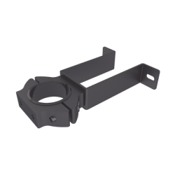 Soporte de pared con abrazadera para poste
