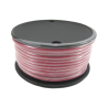 Rollo de cable grado marino calibre 12 en color rojo de 100 pies (30.48 m).