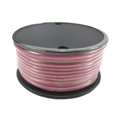 Rollo de cable garado marino calibre 12 en color rojo de 250 pies (76.2 m).