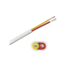 Rollo de cable plano grado marino calibre 16, de 2 conductores (rojo y amarillo) de 500 pies (152.4 m).