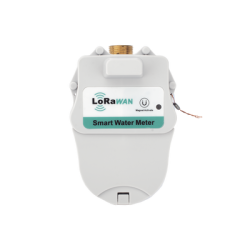 FLUJOMETRO DE AGUA  LORAWAN® PARA TUBERIA DE 1/2 PULGADA CON VALVULA DE CORTE DE FLUJO