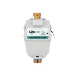 FLUJOMETRO DE AGUA  LORAWAN® PARA TUBERIA DE 3/4 PULGADA CON VALVULA DE CORTE DE FLUJO