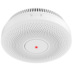 Detector de Humo Interlink / Doble Tecnología de Sensor de Luz / Alarma Auditiva 85dB / Batería de Litio 10 Años / Autoverificación / Control Remoto Inalámbrico / Interconectable 30 Dispositivos