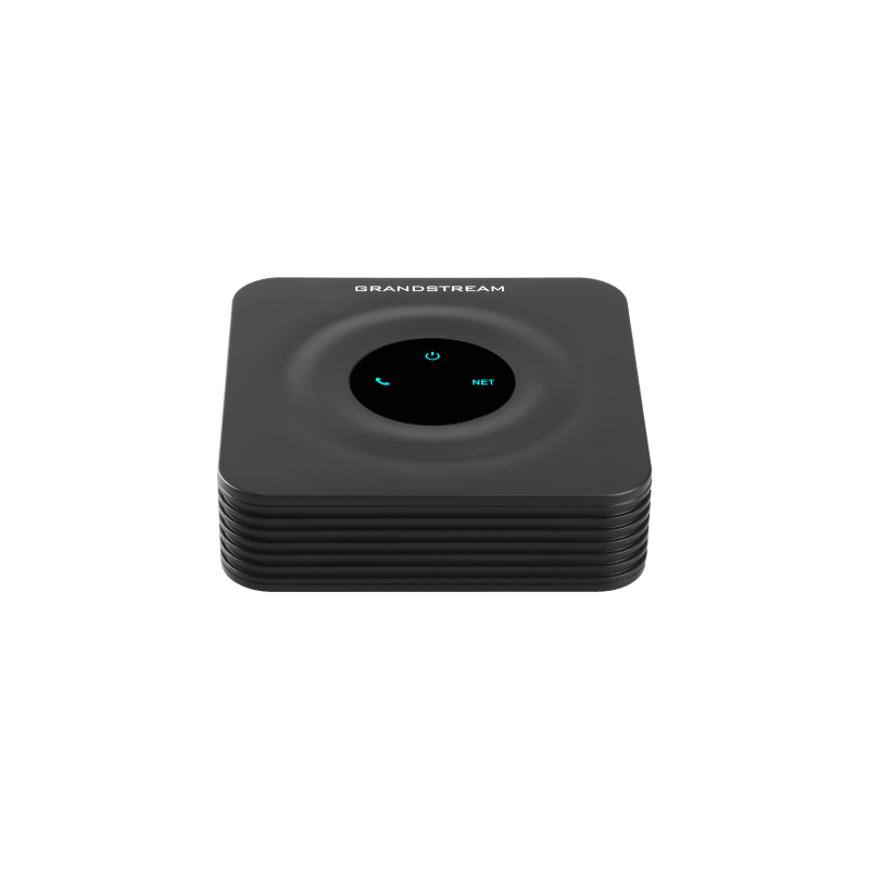 Adaptador de Teléfono Analógico HT801 V2 / 1 Puerto FXS (Conectar Teléfono Análogo) / VoIP Avanzado / Seguridad TLS y SRTP / Soporte Fax T.38 / Compatibilidad con Serie UCM /