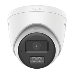 [Audio Bidireccional + Dual Light + ColorVu] Turret TURBOHD 4K (8 Megapixel) / Lente 2.8 mm / 40 mts IR EXIR + 40 mts Luz Blanca / Micrófono y Bocina Integrado / Exterior IP67 / dWDR