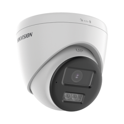 [Audio Bidireccional + Dual Light + ColorVu] Turret TURBOHD 4K (8 Megapixel) / Lente 2.8 mm / 40 mts IR EXIR + 40 mts Luz Blanca / Micrófono y Bocina Integrado / Exterior IP67 / dWDR