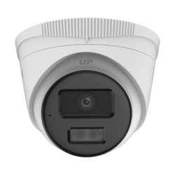[Dual Light] Turret IP 4 Megapixel  / Lente 2.8 mm / 20 mts IR + 20 mts Luz Blanca / Micrófono Integrado / ACUSENSE Lite / Exterior IP67 / PoE / dWDR / H.265+ / ONVIF