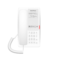 Teléfono IP WI-FI para Hotelería, Puerto USB-A para Carga, 5 Teclas Programables para Servicio Rápido (Hotline), Plantilla Personalizable con PoE