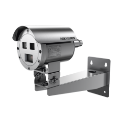 Bala IP Térmica Dual / Termico 9.7 mm (384 X 288) + Óptico 4 mm (4 MP) / Termométrica / Detección de Temperatura / IP68 / 30 mts IR / Antiexplosión / Anticorrosión