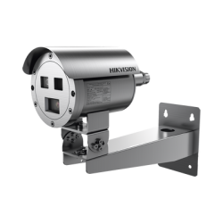 Bala IP Térmica Dual / Termico 7 mm (256 X 192) + Óptico 4 mm (4 MP) / Termométrica / Detección de Temperatura / IP68 / 30 mts IR / Antiexplosión / Anticorrosión