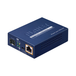 Convertidor de medios PoE++ 100/1000BASE-X SFP a 10/100/1000BASE-T 802.3bt (95 vatios)
