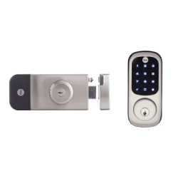 Cerradura Digital para Exteriores / Teclado Digital Táctil / Control Remoto App Yale / Compatible Zigbee-Z Wave Plus / Resistente Intemperie / Hasta 250 Usuarios / Baterías AA