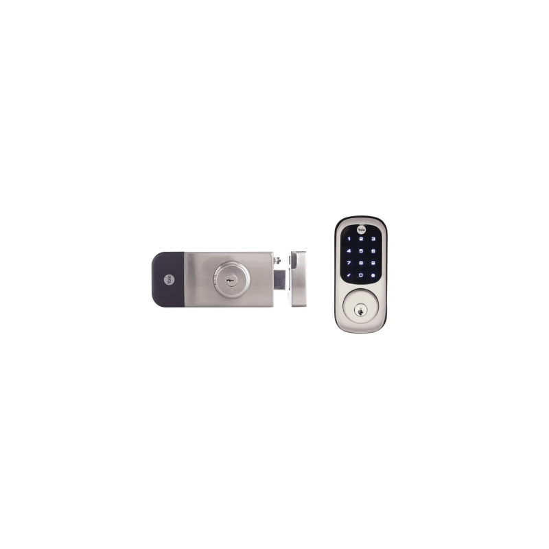 Cerradura Digital para Exteriores / Teclado Digital Táctil / Control Remoto App Yale / Compatible Zigbee-Z Wave Plus / Resistente Intemperie / Hasta 250 Usuarios / Baterías AA
