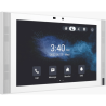 MONITOR COLOR BLANCO DE 10" IPS LCD / CERTIFICADO POR GOOGLE PLAY STORE / ANDROID 12 OS / WI-FI 6 / POE /  SIP / ENTRADAS DE ALARMA / ADMINISTRACIÓN 100 EN LA NUBE