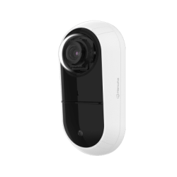 Cámara IP Antivandálica 5MP para instalación de pared / Deteccion de personas y vehiculos por IA/ gran angular 175° horizontales / IP66 / IK10 / Microfono interconstruido