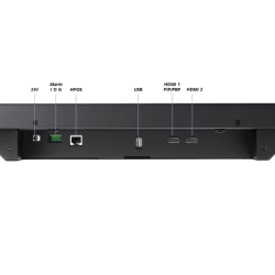 MONITOR LED INTELIGENTE 32 PULGADAS CON CÁMARA AI INTEGRADA / FHD 2MP / FUNCIONALIDAD PIP Y PBP / DETECCIÓN DE ROSTROS Y EVENTOS / DUAL POWER HPOE Y DC24V / ACABADO NEGRO