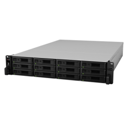 Unidad de Expansión Synology RXD1219sas | 12 Receptáculos SAS | Diseño Modularizado | Fuentes de Alimentación Redundantes | Conectividad Mini-SAS HD.