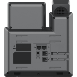 Teléfono IP Grado Operador / 3 Líneas / 12 Botones Virtuales Multiuso / Pantalla LCD 2.8 Pulgadas / Puertos Gigabit con PoE / Audio HD / Compatible con GDMS