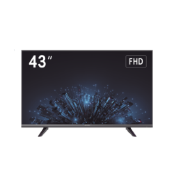 Monitor LED Full HD 43" / Ideal para Oficina y Hogar / Uso 24-7 / Entrada HDMI/VGA/USB / Compatible con Montaje VESA (200 X 200) / Bocinas Integradas