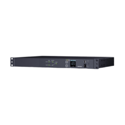 PDU ATS (Fuente Redundante Auto-transferible) Medible, Para Distribución de Energía, 2 Entradas 120 Vca NEMA5-15P, Con 10 Salidas NEMA 5-15R, Horizontal 19in, 1UR