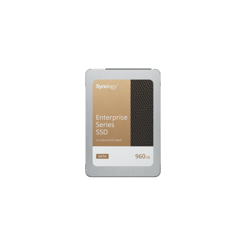 SSD SATA de 2,5" Serie Enterprise | 960 GB | Alto Rendimiento Estable | Resistencia Empresarial | Protección de Datos Integral | Análisis de Vida Útil | Compatibilidad con Synology DSM | Garantía de 5 Años