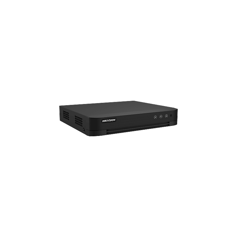 DVR 4 Canales TURBOHD + 4 Canales IP / 8 Megapixel (4K) / Audio Bidireccional / ACUSENSE / 1 Bahía de Disco Duro / Salida de Video en Full HD / H.265+