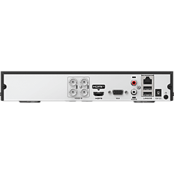 DVR 4 Canales TURBOHD + 4 Canales IP / 8 Megapixel (4K) / Audio Bidireccional / ACUSENSE / 1 Bahía de Disco Duro / Salida de Video en Full HD / H.265+