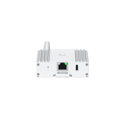 UniFi Protect SuperLink AP para sensores UniFi Protect / (1) Puerto 10/100 MbE / Gestión Bluetooth 5.2 / se energiza por PoE o USB Tipo-C (5V, 1A) / Montaje en riel Din o pared