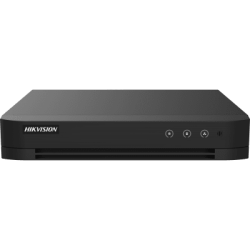 DVR 8 Canales TURBOHD + 8 Canales IP / 8 Megapixel (4K) / Audio Bidireccional / ACUSENSE / 1 Bahía de Disco Duro / Salida de Video en Full HD / H.265+