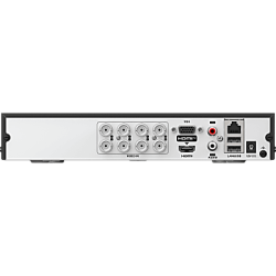 DVR 8 Canales TURBOHD + 8 Canales IP / 8 Megapixel (4K) / Audio Bidireccional / ACUSENSE / 1 Bahía de Disco Duro / Salida de Video en Full HD / H.265+