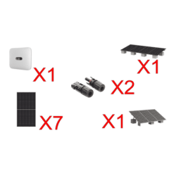 Kit Solar Interconexion  / 4 kW  220Vca / Inversor HUAWEI/ Montaje Incluido  