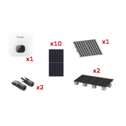 Kit Solar Interconexion  / 6 kW  220Vca / Inversor GROWATT / Montaje Incluido  