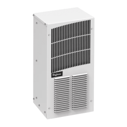 Aire Acondicionado Compacto Para Exterior, Uso en Gabinetes de Telecomunicaciones de Grado Industrial, Frío T20, 2000 BTU, 115 Vca, de Acero, Color Negro